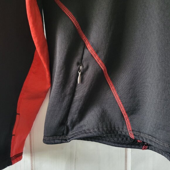 Cabela’s XPG Extreme Performance Long Sleeve Shirt, Men’s 2XL, Black/Red, Hooded - Picture 2 of 10